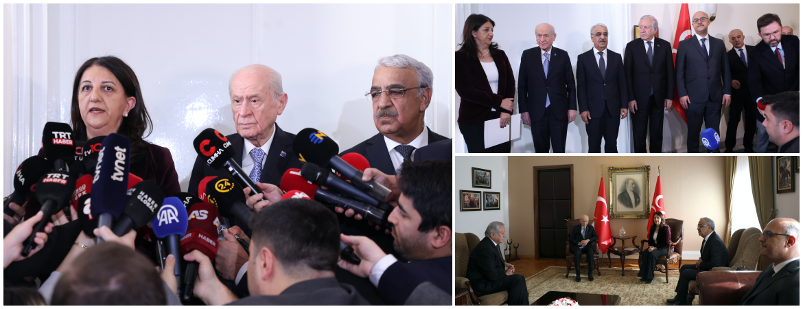 İmralı Heyetimiz MHP ile görüştü: Yasal bir düzenlemeye ihtiyaç var ve bu bir barış yasası olmalı