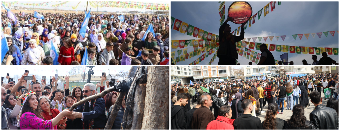 Newroz ateşi bugün Karakoçan ve Hilvan’da yakıldı