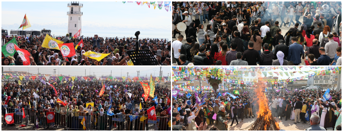 12 merkez ile Newroz kutlamalarına devam edildi