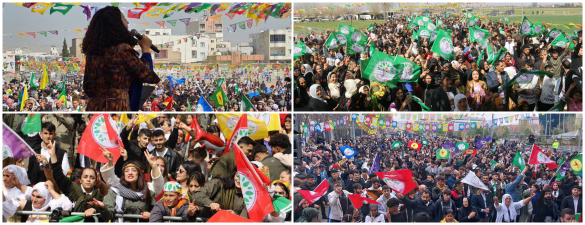 Newroz bugün 10 merkezde kutlandı