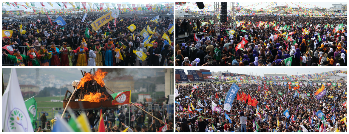 Newroz kutlamaları sürüyor: Tecride hayır, yaşasın özgürlük!