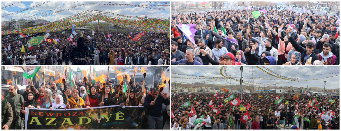 Newroz bugün 14 merkezde kutlandı