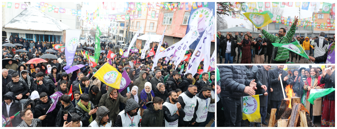 Newroz kutlamaları 3 merkezde devam etti
