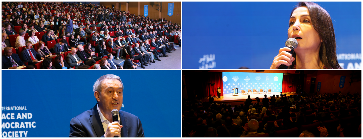 Our Co-Chairs spoke at the opening of the International Peace and Democratic Society Conference