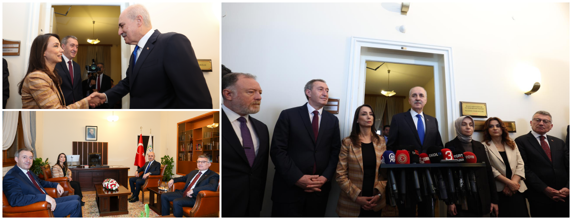 TBMM Başkanı Numan Kurtulmuş Meclis Grubumuzu ziyaret etti