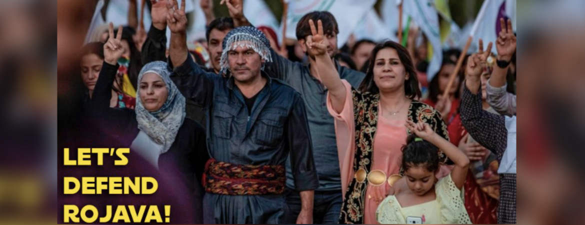 Rojava’yı birlikte yaşatalım; Bijı̂ Rojava!