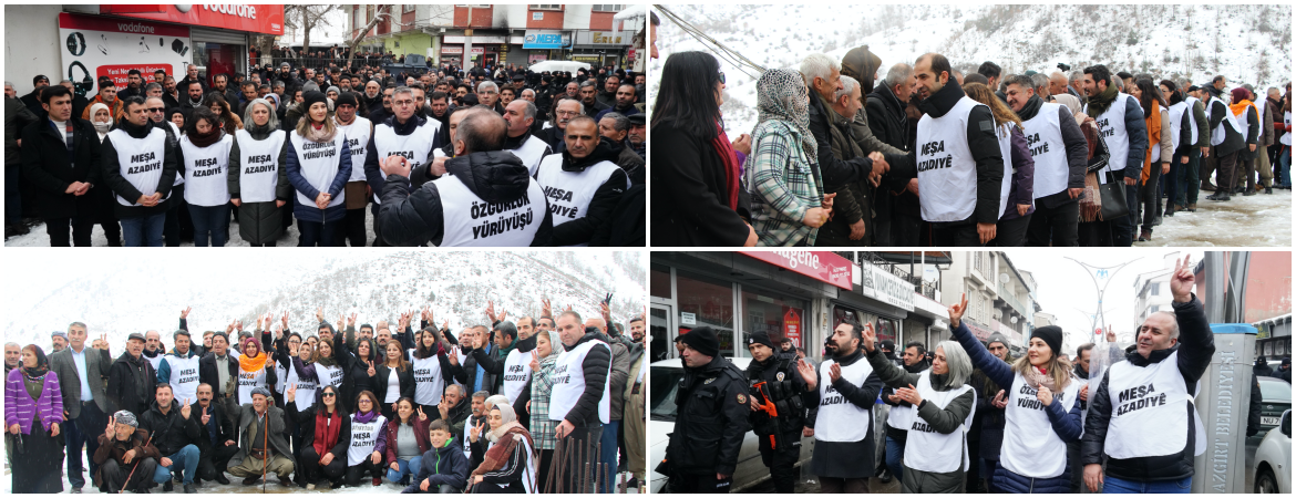 Özgürlük Yürüyüşü 5'inci gününde