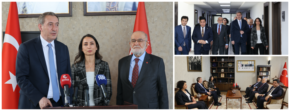 Saadet Partisi ziyaretimiz: Türkiye’deki meseleler diyalog ve müzakere ile çözülür