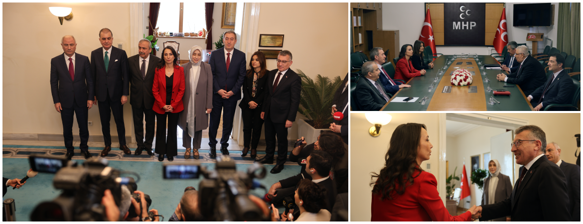 Heyetimiz MHP ve AK Parti'yi ziyaret etti