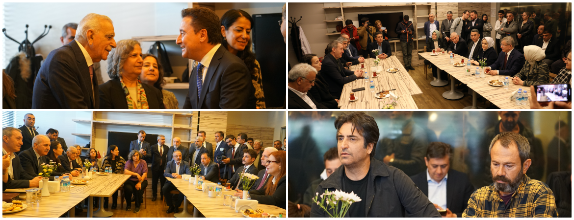 Sırrı Süreyya Önder ziyaretleri Türkiye'nin bütün renklerini bir araya getirdi