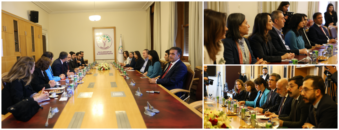 Diyarbakır’dan gelen STK’lar Eş Genel Başkanlarımızla görüştü