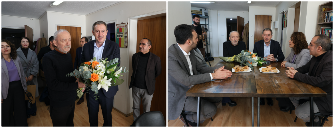 Bakırhan özgür basın kurumlarını ziyaret etti