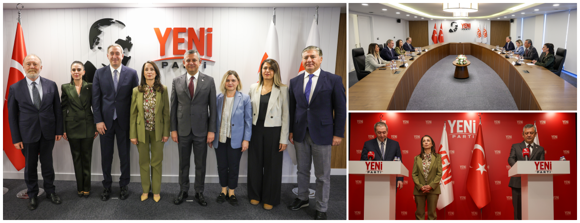 Eş Genel Başkanlarımızdan Yeni Parti’ye ziyaret: Türkiye'nin en acil ihtiyacı, ortak akıl ve müzakereyle meselelerini çözmektir