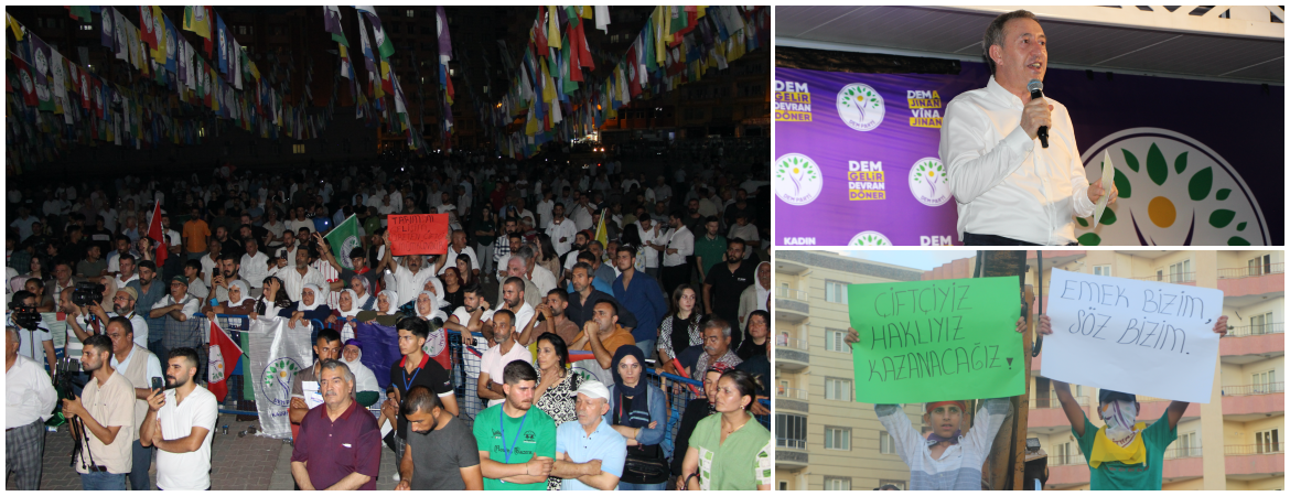 Ekmek ve Adalet Buluşmalarımızın startını verdik: Tarlamızda alın teri döktüğümüz gibi sokakta da direneceğiz