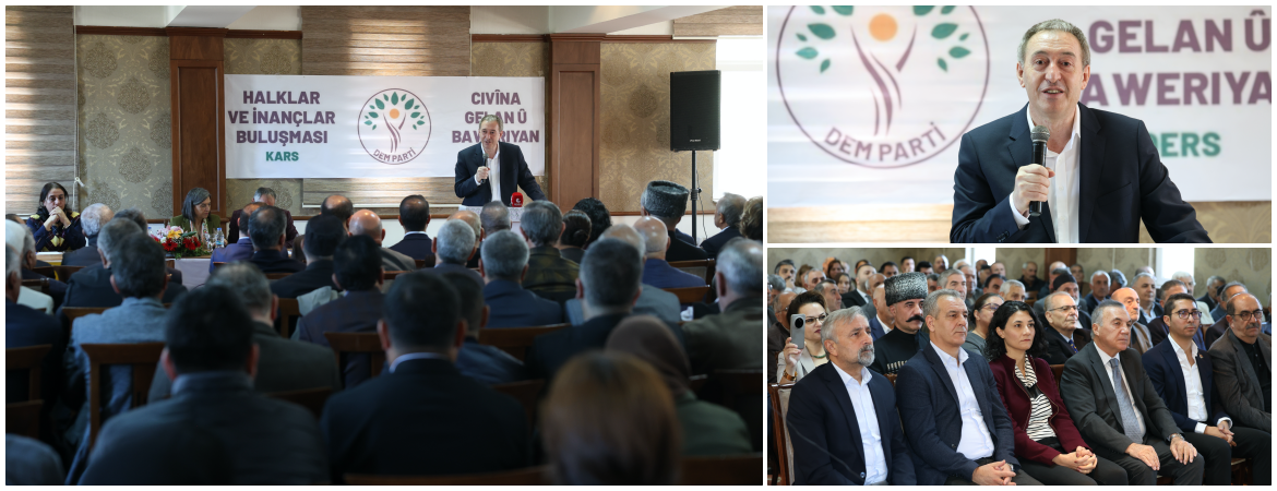 Bakırhan Kars'ta: Bariyerler artık ortadan kalkmalı, özgürlükler ve haklar güvence altına alınmalı