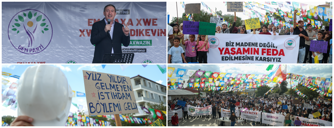 Diyadin’de ekoloji mitingi: Kürt illerindeki dağlar, ovalar, nehirler sahipsiz değildir