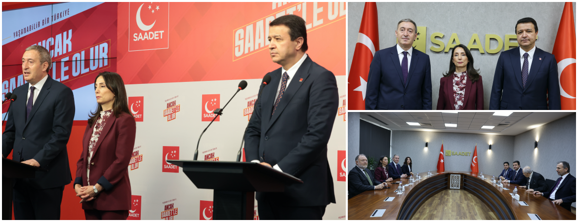 Eş Genel Başkanlarımızdan Saadet Partisine ziyaret: Siyasi partileri kapsayacak bir komisyon Kürtlerle ve Şam yönetimiyle görüşmelidir
