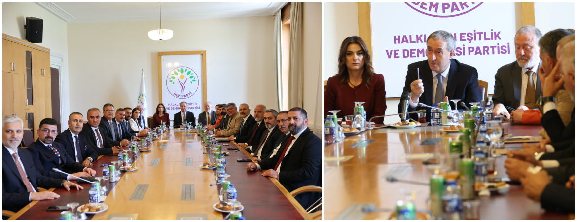 Bölgedeki 16 baronun başkanından partimize süreç ziyareti