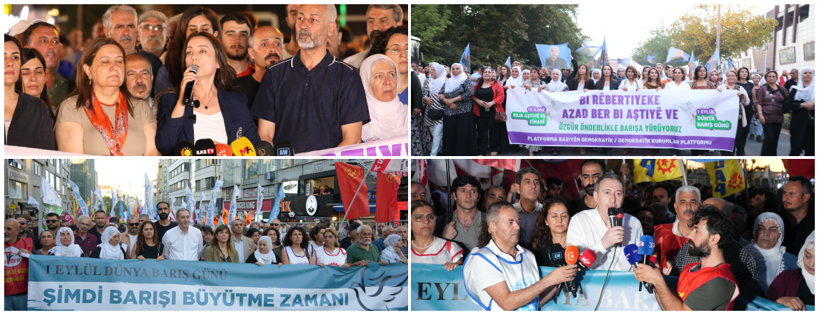 Eş Genel Başkanlarımız 1 Eylül’de alandaydı: Artık bu ülke barışı büyütmek ve sonuçlarından yararlanmak istiyor