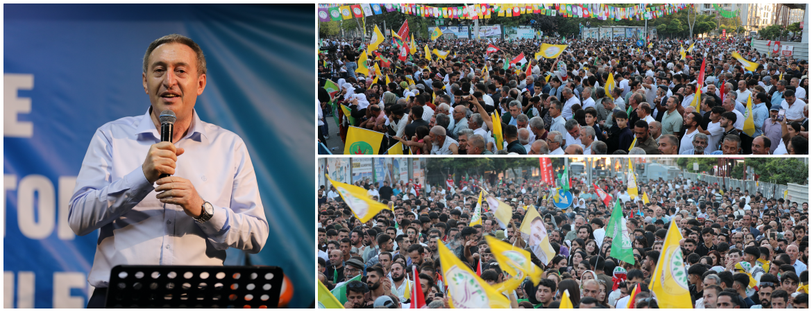 Van’da "Tecrit Değil Özgürlük Kazanacak" mitingi: 86 milyon barış istiyor