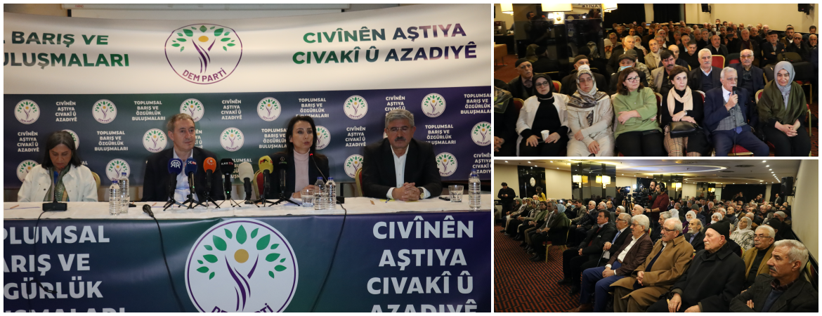 Hatimoğulları ve Bakırhan din alimleriyle buluştu: Bu mücadeleyi artık barışla taçlandırma sürecine giriyoruz