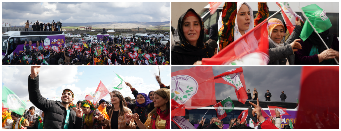 Hatimoğulları Siverek’te: DEM Parti olarak yola koyulduk; Urfa’yı da alacağız, Siverek’i de alacağız