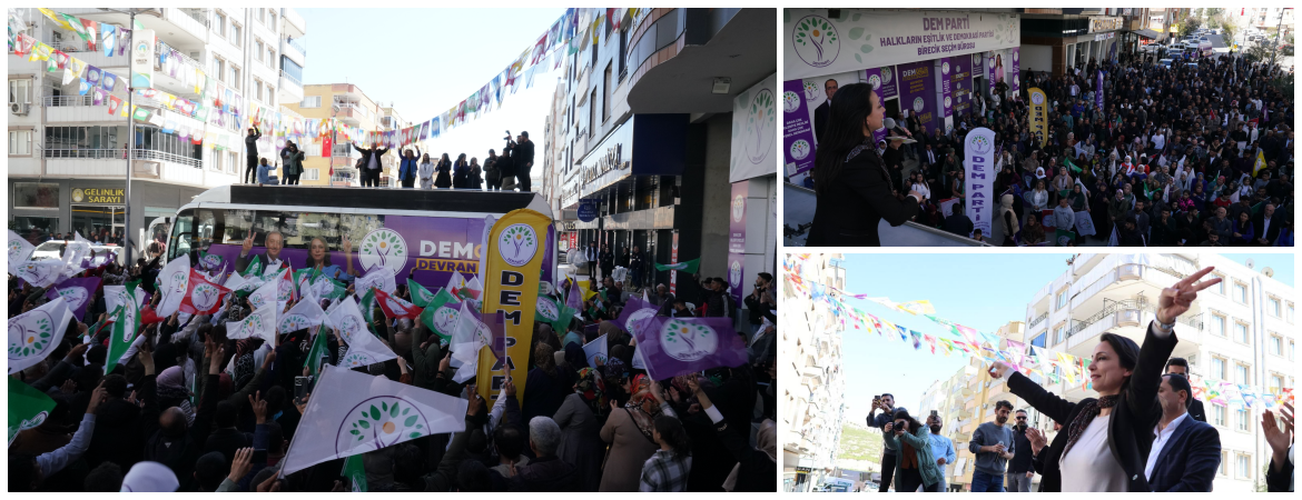 Hatimoğulları Birecik’te: Eyyubi bir sabırla DEM Parti'nin 31 Mart seçimlerindeki zaferi için çalışacağız