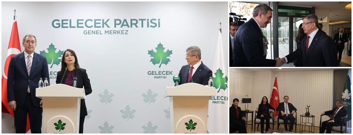 Eş Genel Başkanlarımızdan Gelecek Partisine ziyaret: Gelin, çıkaracağımız bir yasa ile kayyım yasasını hep birlikte ortadan kaldıralım