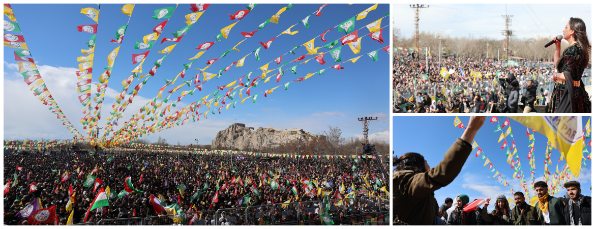 Hatimoğulları Van Newrozu'nda: Kürt sorunu bir statü sorunudur ve çözülmelidir