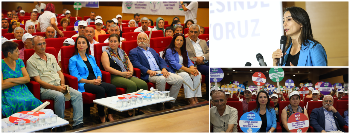 Hatimoğulları Antalya'da: Ekmek ve adaleti birbirinden ayırmadan mücadeleye devam edeceğiz