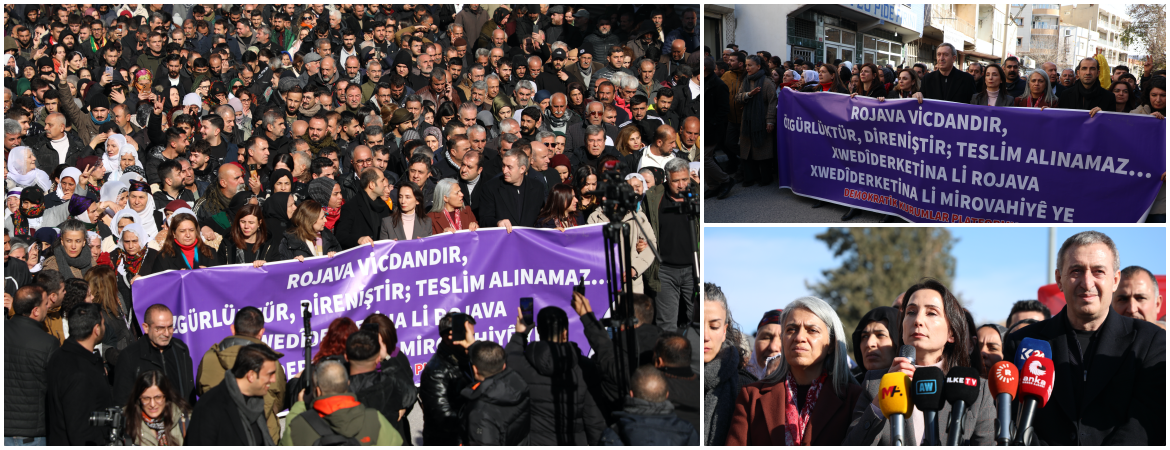 Rojava sınırından seslendik: Rojava sadece bir toprak parçası değildir; Rojava umuttur, direniştir!