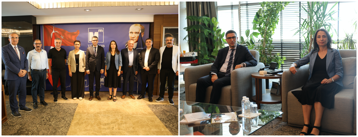 Heyetimiz TÜRMOB'u ziyaret etti