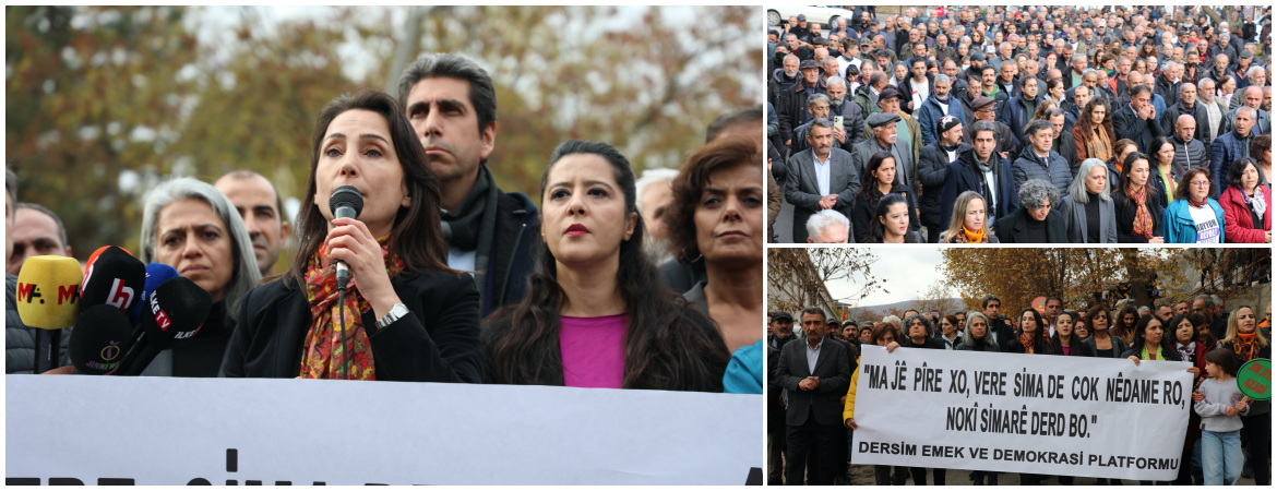 Hatimoğulları Dersim'de: Daha çok dayanışma zamanı, demokratik zeminde mücadelemizi büyütme zamanı