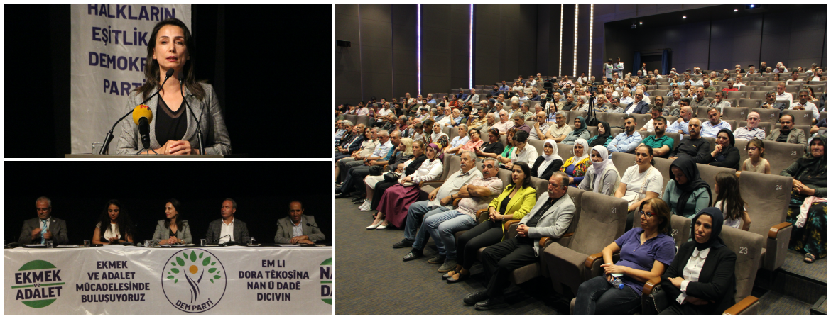 Hatimoğulları Antep'te: Emek ve adalet mücadelesinde bizi bölmelerine izin vermeyeceğiz, birleşe birleşe kazanacağız