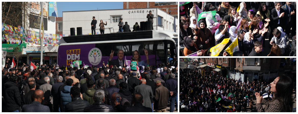 Hatimoğulları: Sesimiz böyle güçlü oldukça bu ülkeyi yönetenler bilsin ki Kürt halkı diz çökmeyecektir