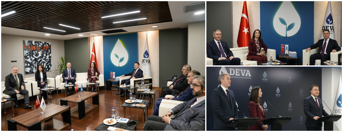 Eş Genel Başkanlarımızdan DEVA'ya ziyaret: Suriye'nin barışını inşa etme konusunda hep birlikte elimizi taşın altına koyalım
