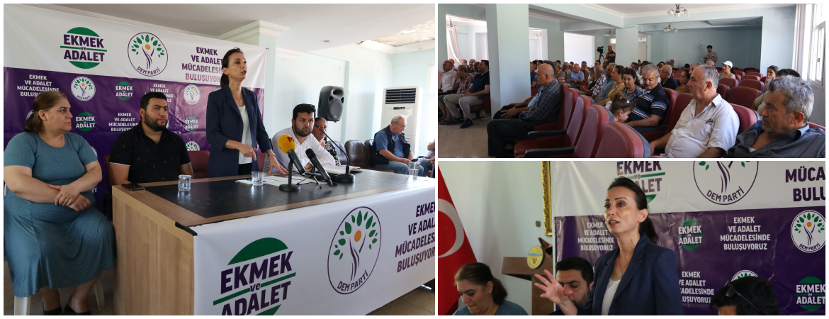 Hatimoğulları Hatay'da çiftçilerle buluştu: Temel gıda ürünlerinden vergi alınmamalıdır