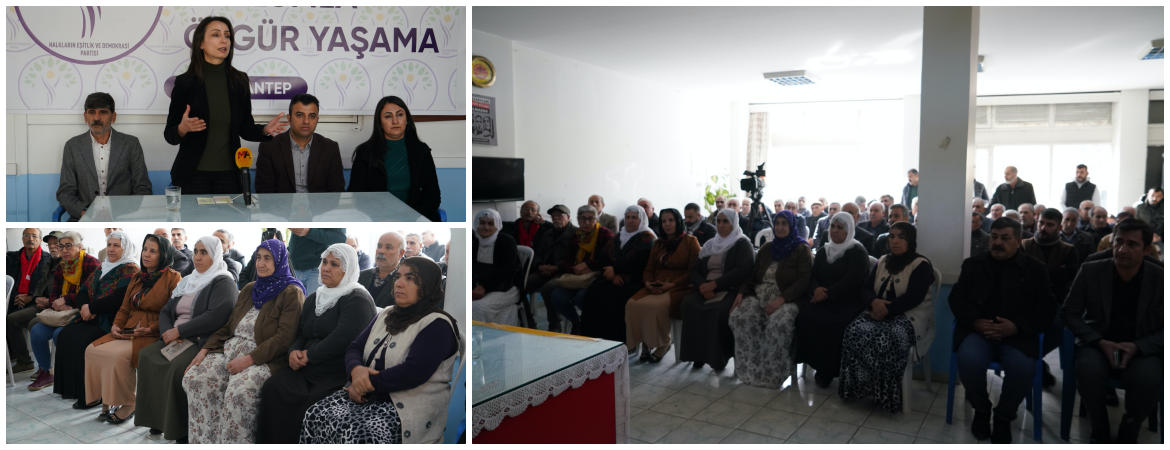 Hatimoğulları: Antep’i karanlık oyunların kenti haline getirmeye çalışan bu iktidardan hesap soracağız