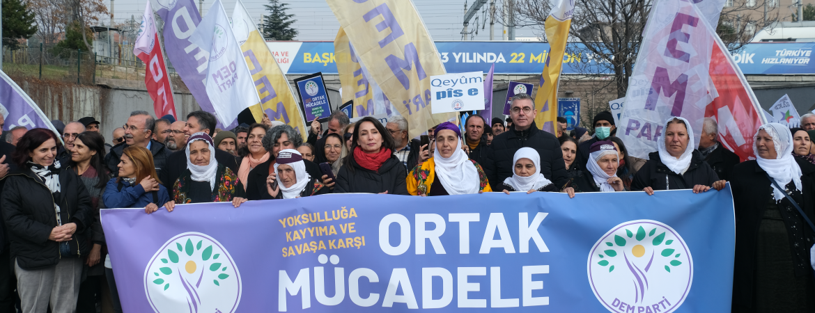 Hatimoğulları: Emekçilerle birlikteyiz ve yoksulluğa hayır diyoruz