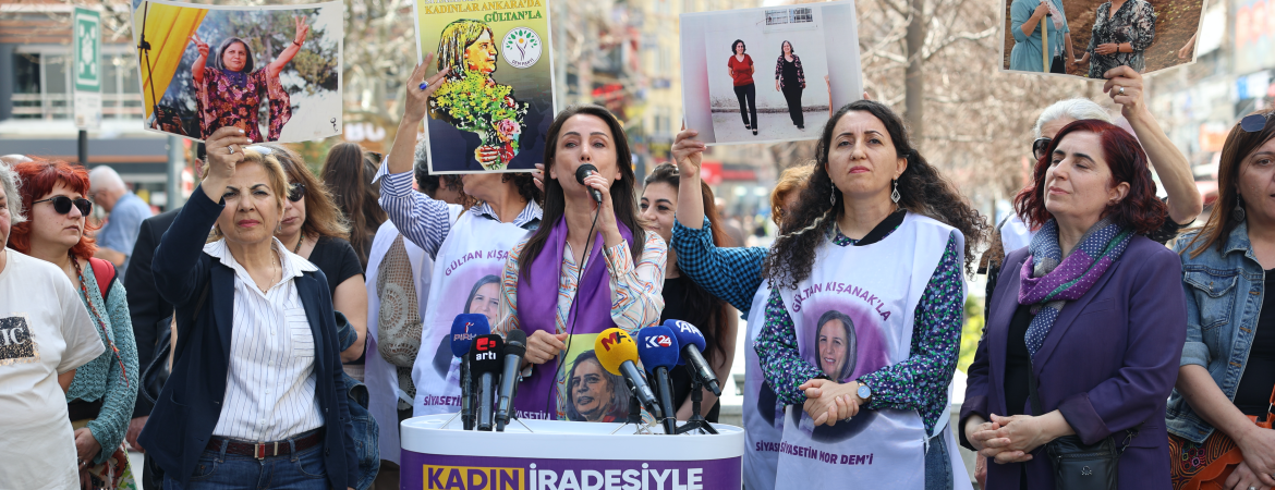 Hatimoğulları: Gültan Kışanak ve cezaevlerindeki yoldaşlarımıza yarın büyük bir zafer hediye edeceğiz