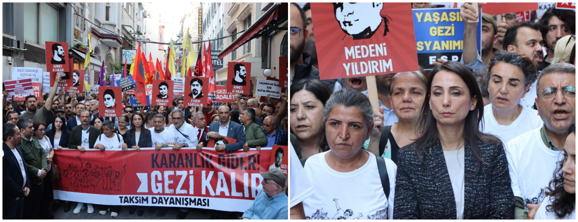 Hatimoğulları Taksim'de: Gezi’den Kobanî’ye direniş hattını hep birlikte örme sorumluluğumuz var