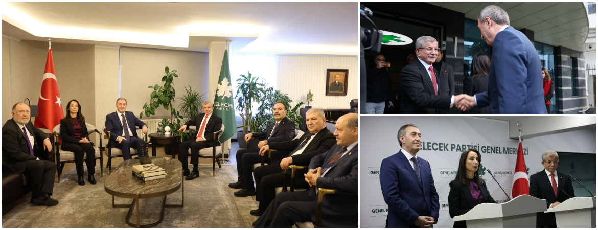 Eş Genel Başkanlarımızdan Gelecek Partisine ziyaret: Türkiye'nin iç barışını sağlama ve Suriye'nin barışına katkı verme sorumluluğumuz var