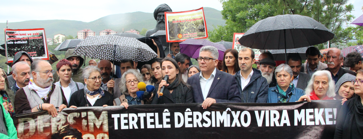 Hatimoğulları Dersim Tertelesi anmasında konuştu: Alevi toplumu boyun eğmedi, eğmeyecek