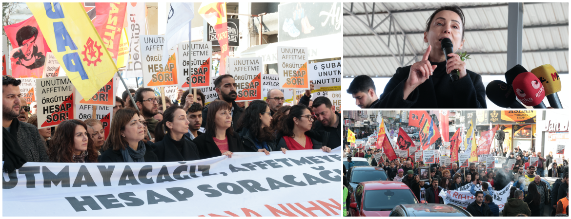 Hatimoğulları Hatay’da: Acımız da öfkemiz de büyük, affetmeyeceğiz!