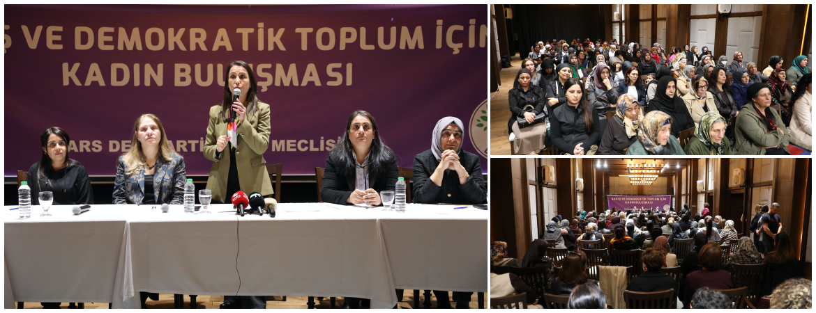 Hatimoğulları Kars’ta kadınlarla buluştu: Mücadelemiz savaşı durdurmak, anaların gözyaşının kurumasını sağlamak içindir