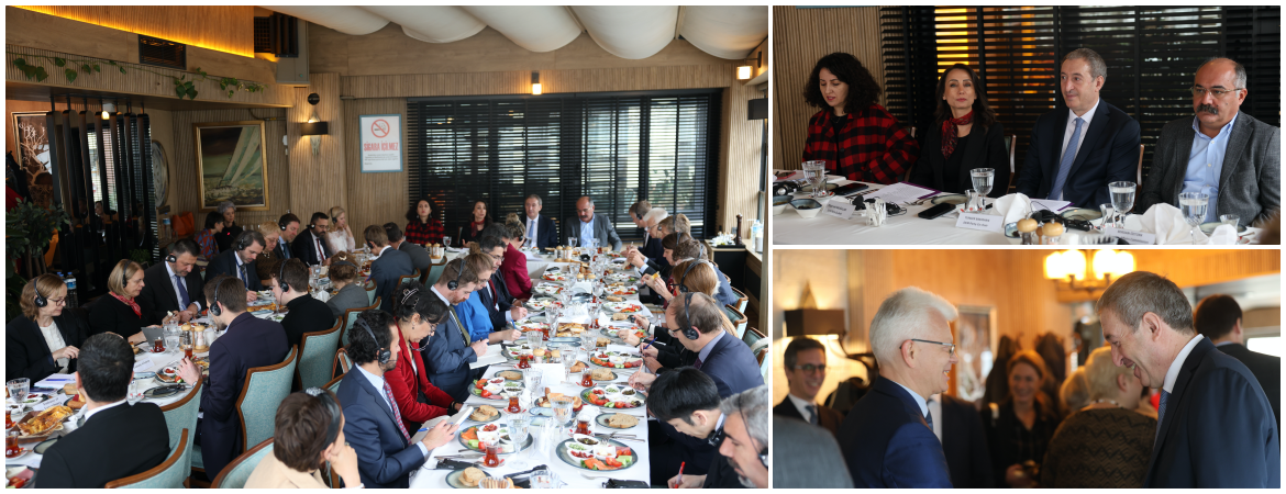 Hatimoğulları ve Bakırhan 31 ülkenin diplomatik temsilcileriyle bir araya geldi