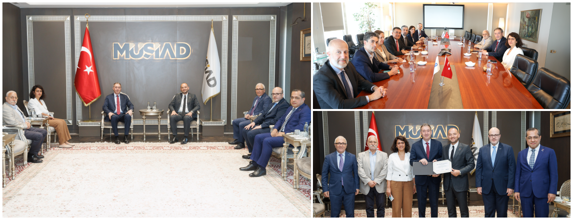 Heyetimiz MÜSİAD ve TÜSİAD'ı ziyaret etti