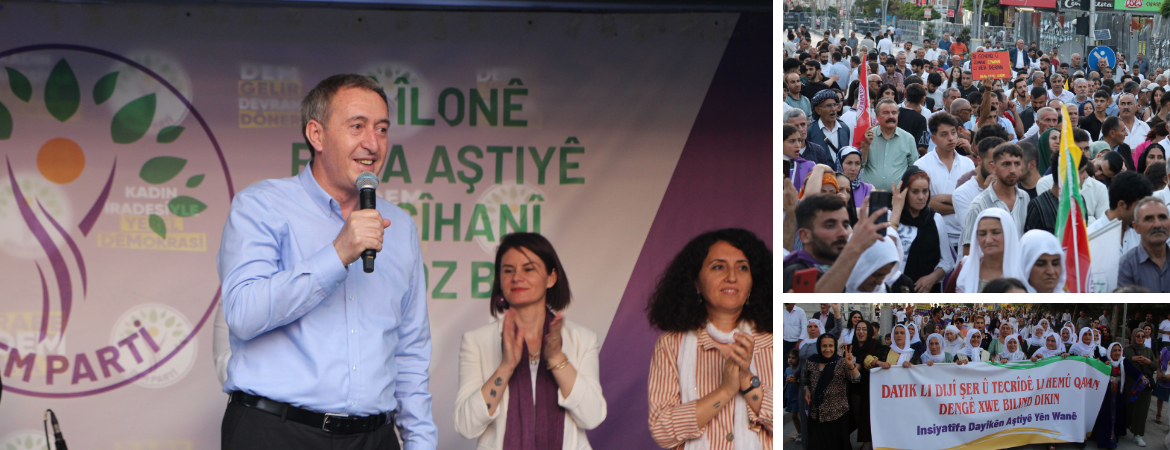 Bakırhan: İktidarın kendisini savaş üzerinden var etmesine karşı biz barış mücadelesi vereceğiz