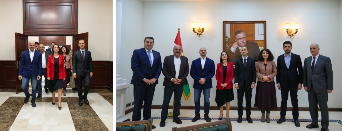 Hatimogullari û Bayindir li Hewlêrê bi Bafil Celal Talebanî re civiyan