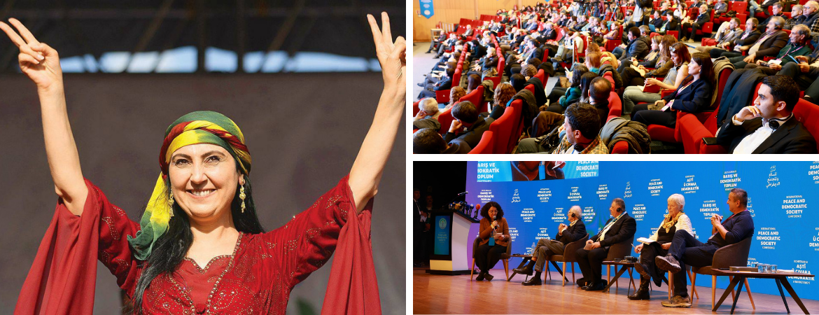 Yüksekdağ'ın Uluslararası Barış ve Demokratik Toplum Konferansına gönderdiği mesajı